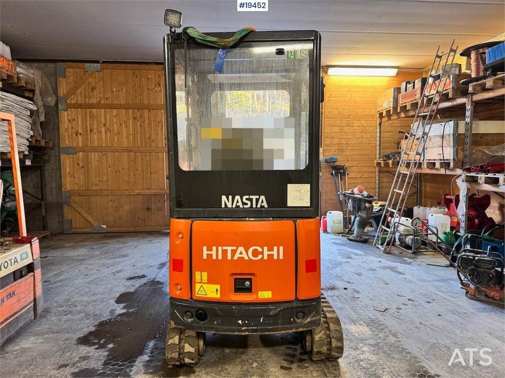 Hitachi ZX19-6CR Mini excavator w/ 2 buckets. 340 hours!