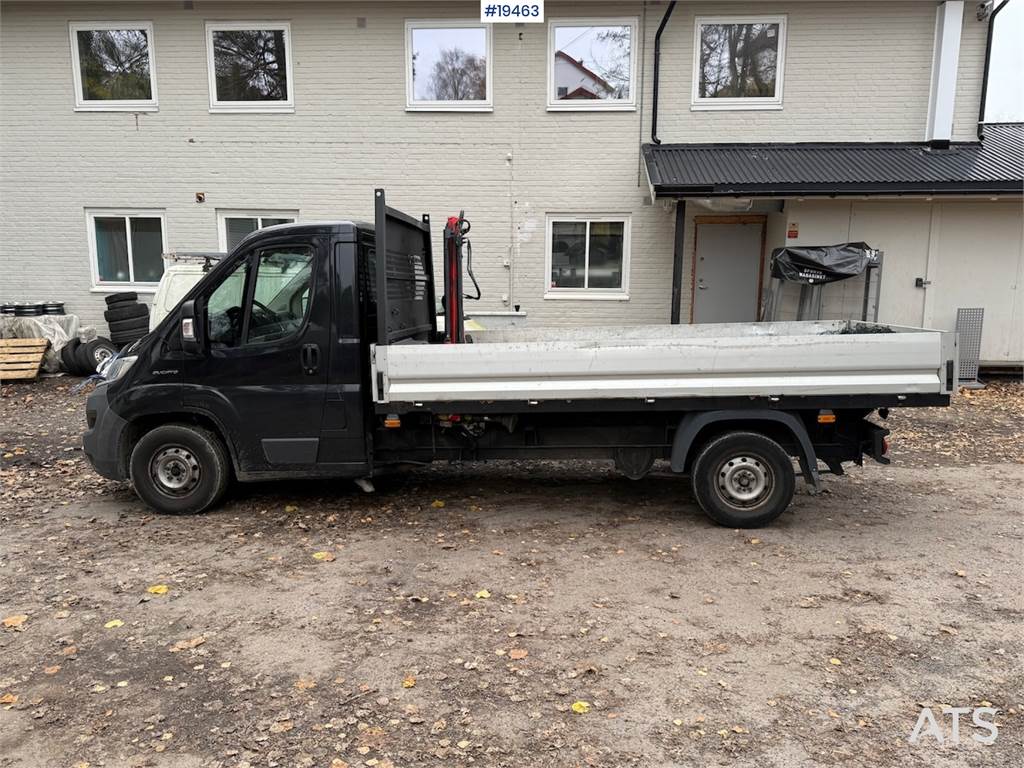 Fiat Ducato truck w/ Fassi crane.