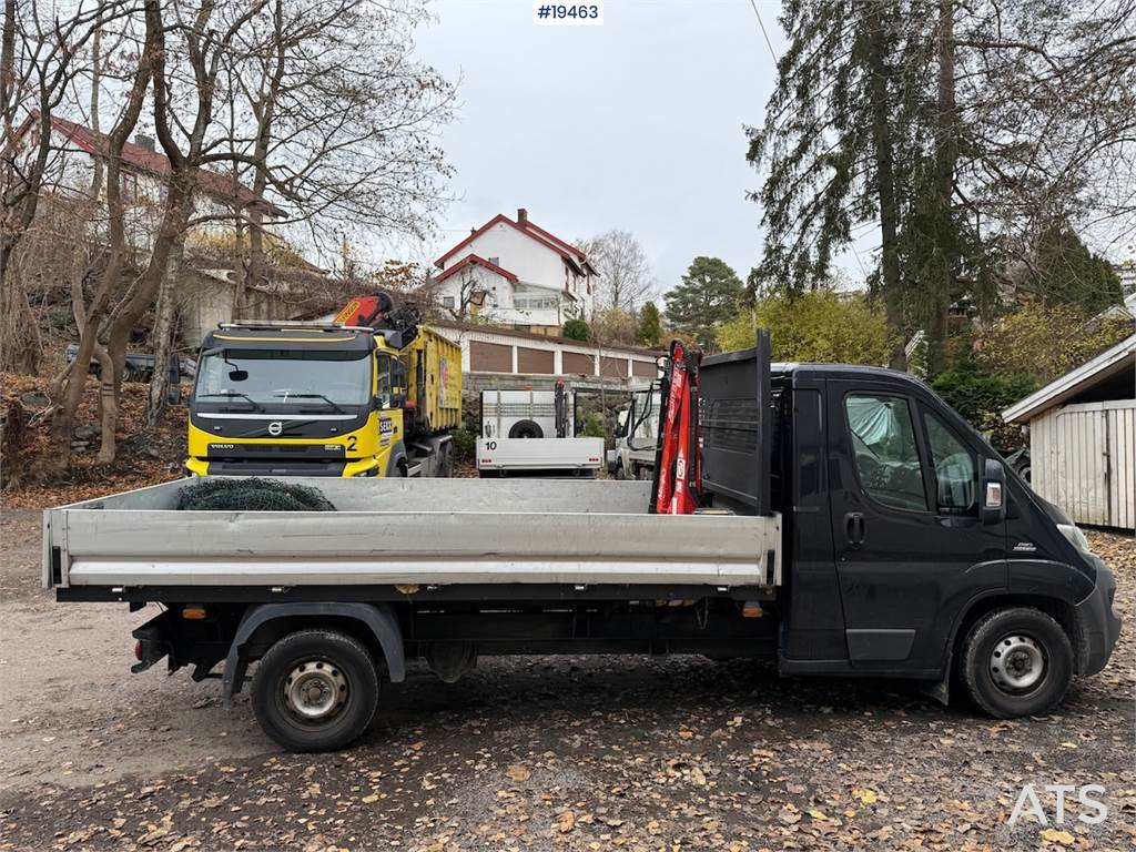 Fiat Ducato truck w/ Fassi crane.