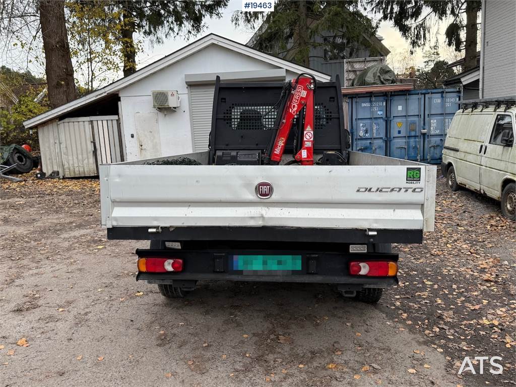 Fiat Ducato truck w/ Fassi crane.