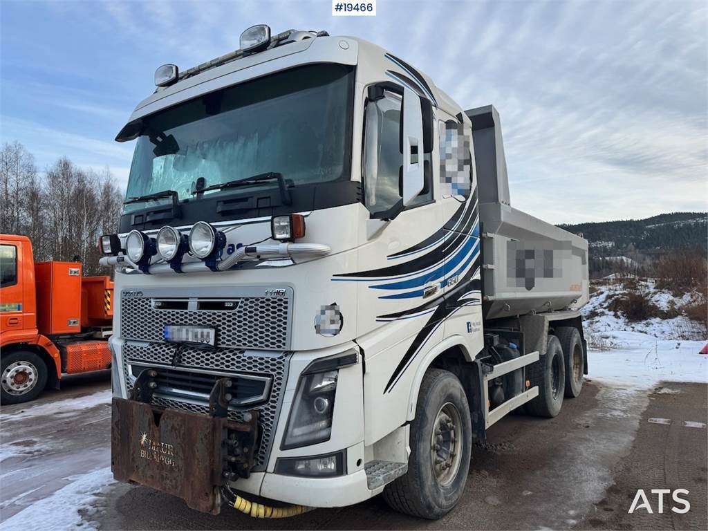 Volvo FH650 6x4 Plow Rigged Tipper Truck.