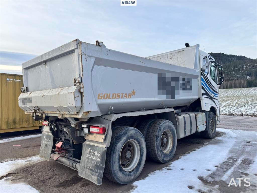 Volvo FH650 6x4 Plow Rigged Tipper Truck.