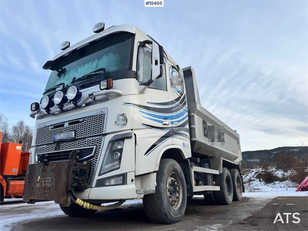 Volvo FH650 6x4 Plow Rigged Tipper Truck.