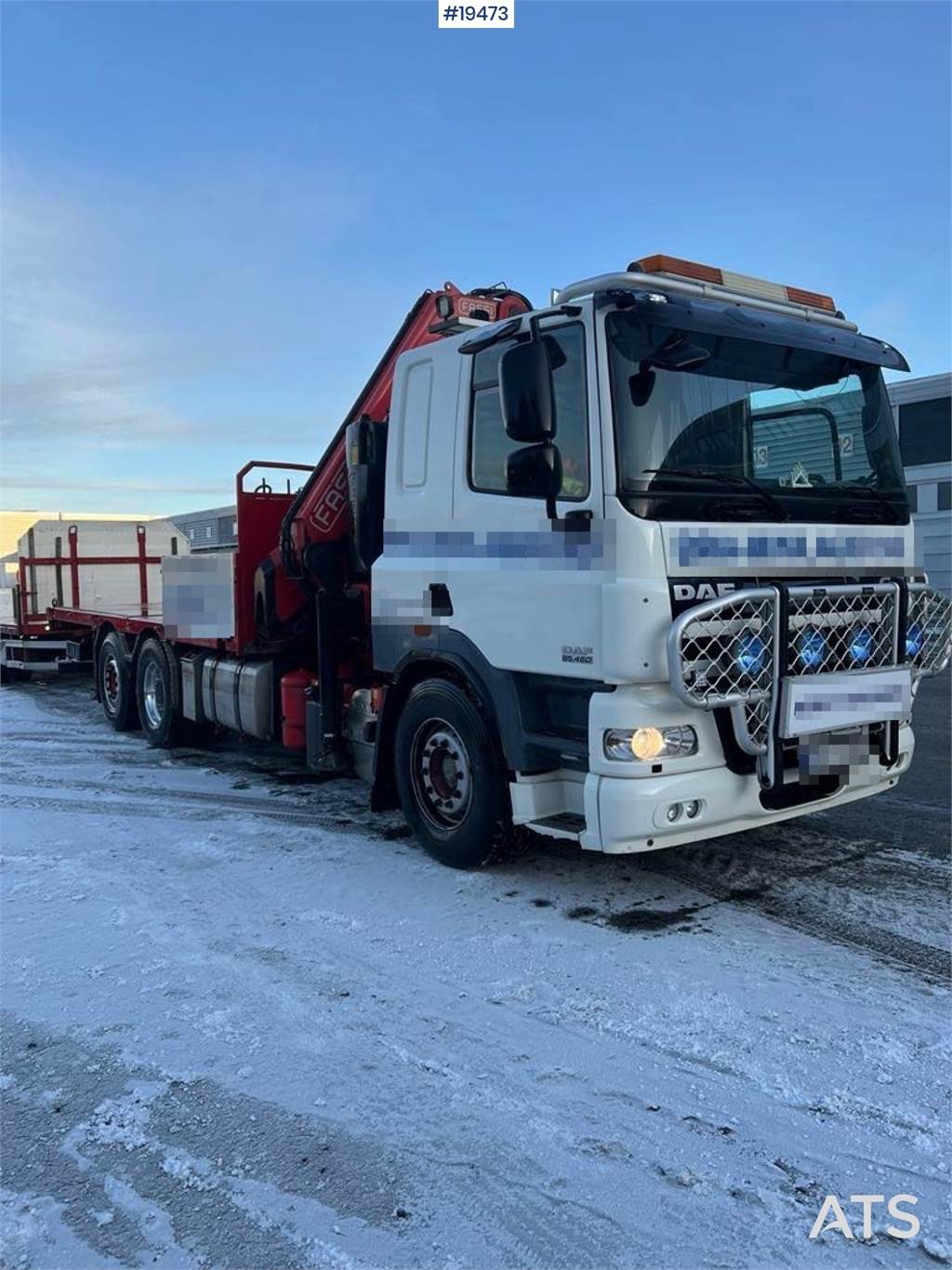 DAF CF 85.460 6x2 Crane truck w/ 45 t/m Fassi crane.