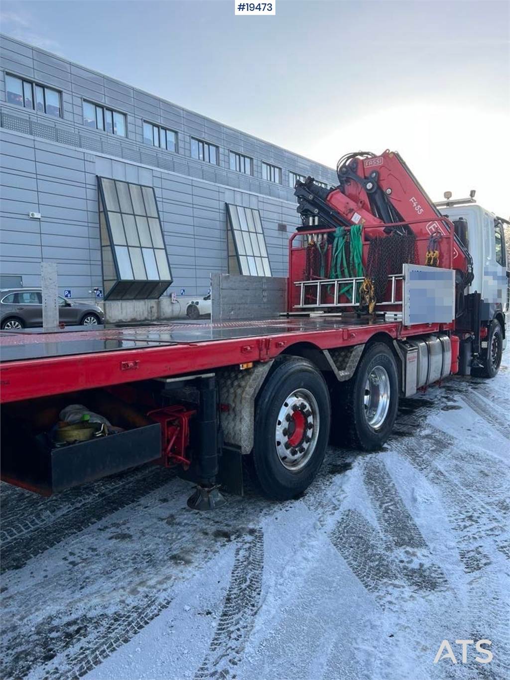 DAF CF 85.460 6x2 Crane truck w/ 45 t/m Fassi crane.