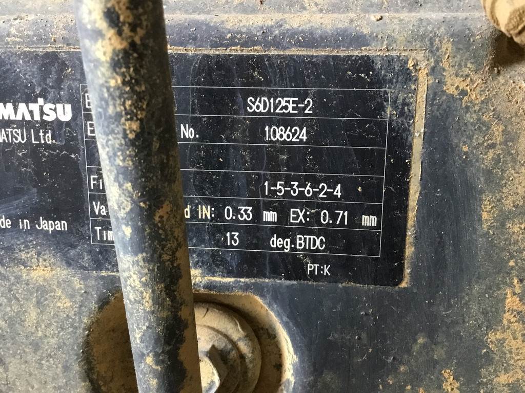 Komatsu S6D125E-2 FOR PARTS