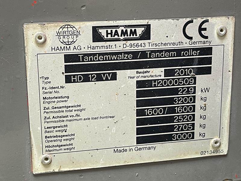 Hamm HD 12 VV