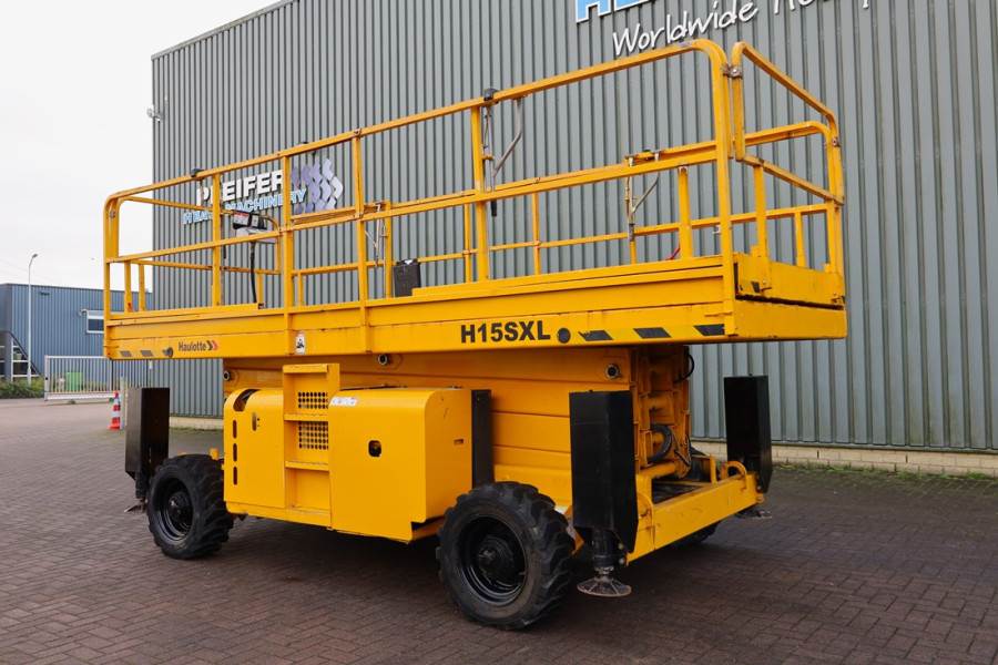 Haulotte H15SXL Diesel, 4x4 Drive, 15m Working Height, 500k