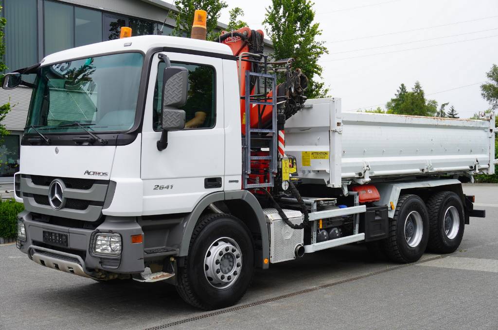 Mercedes-Benz Actros 2641 6x4 E5 / Crane / Tipper / 110000 km!