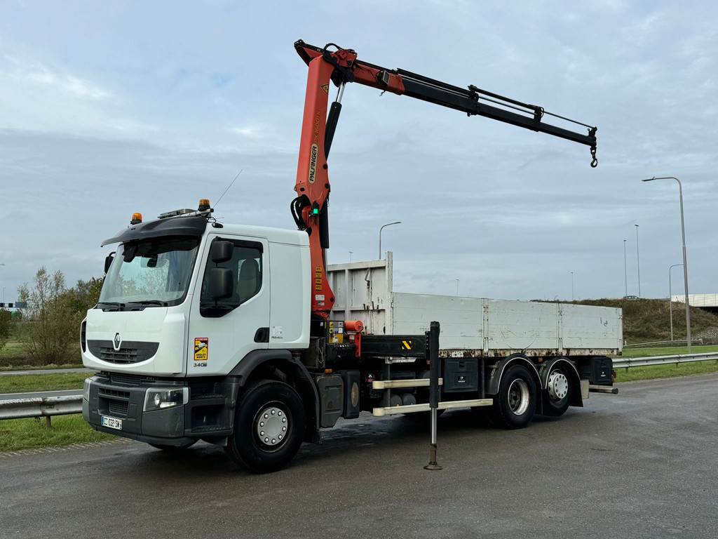 Renault PREMIUM 340.26 S 6x2 D with Palfinger PK16001K