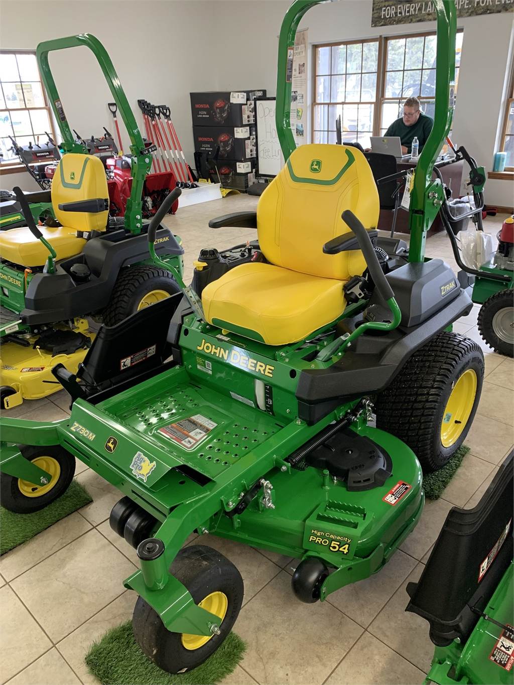 54 inch zero discount turn john deere